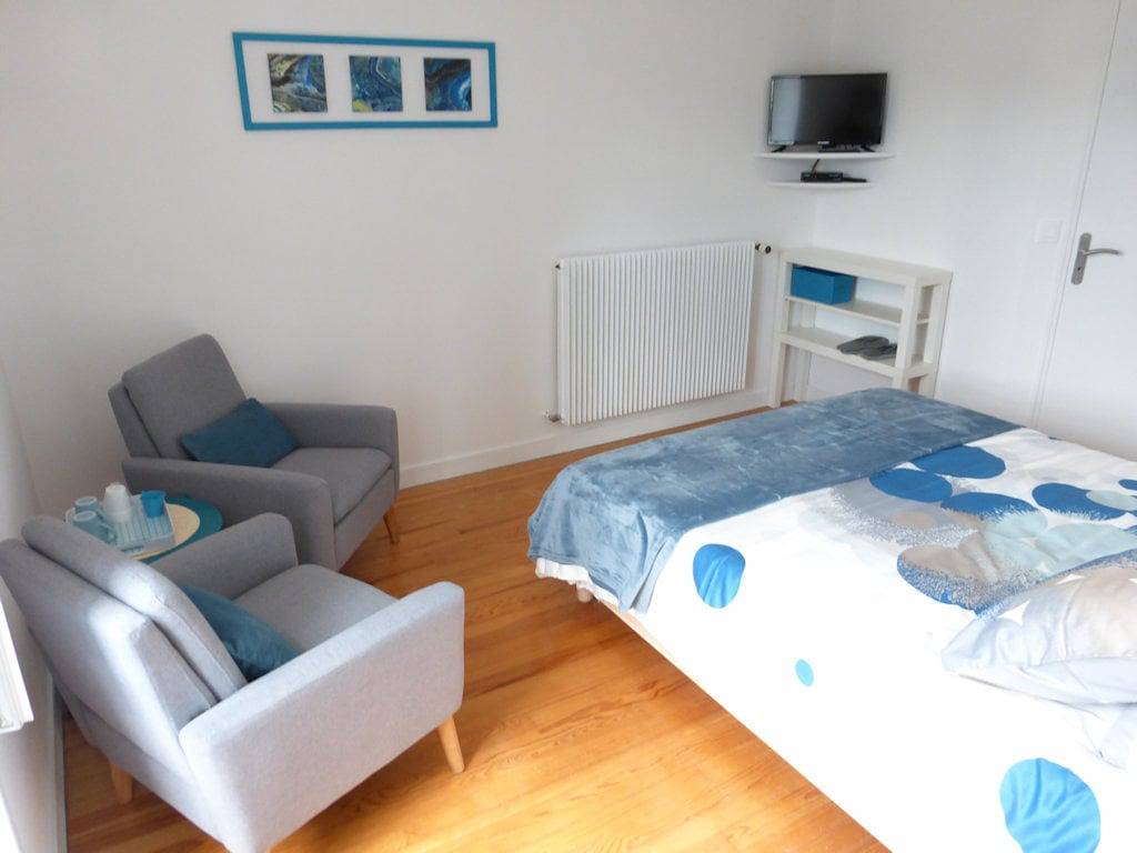 Chambres d'hôtes La Charretterie - Chambre La Marine in Martragny, Moulins en Bessin