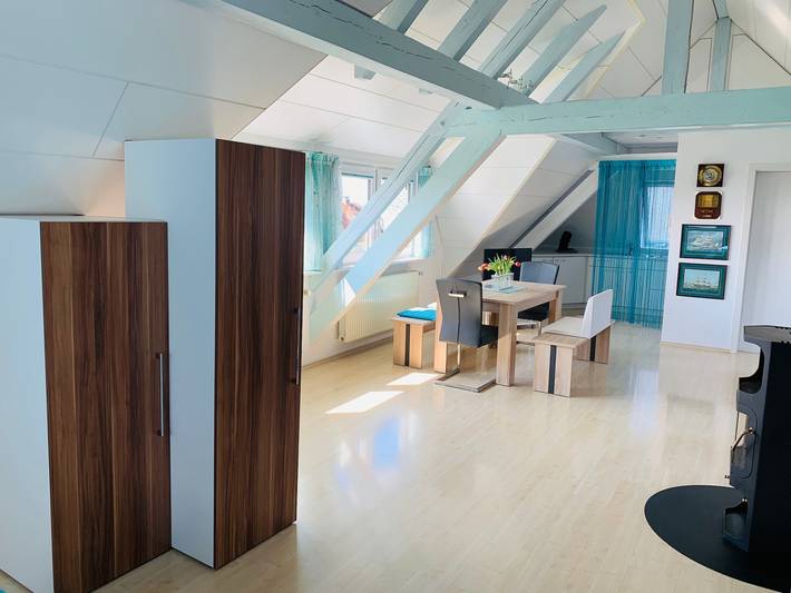 Ferienwohnung für 2 Personen, mit Garten und Seeblick in Hagnau am Bodensee