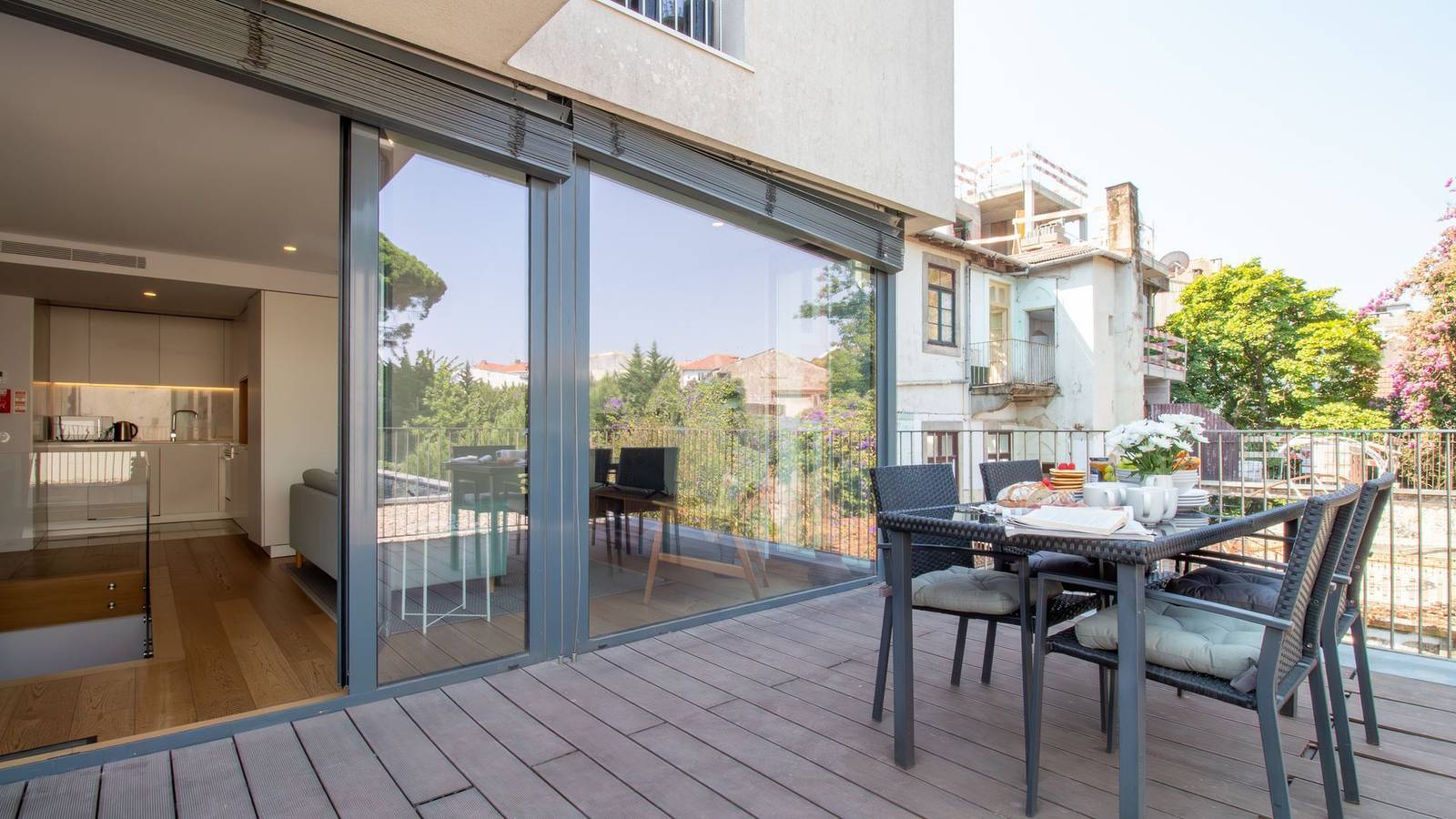 Apartamento entero, Apartamento de vacaciones para 3 personas con balcón in Cedofeita, Oporto