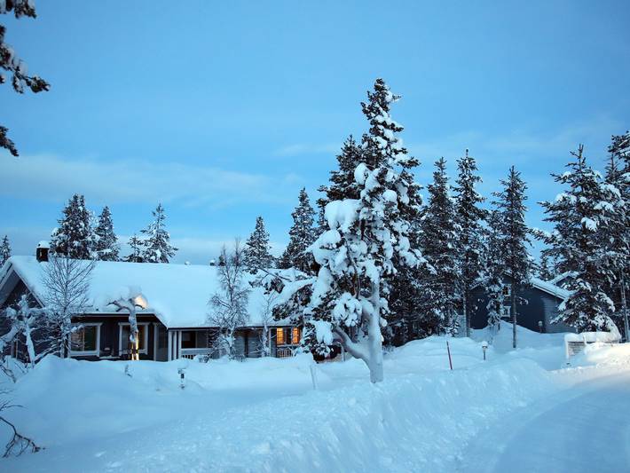 Tunturituuli a in Saariselkä, Lappland