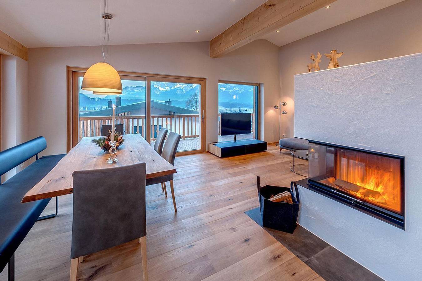 Ganze Ferienwohnung, Penthouse "das Luis" in Oberndorf in Tirol, Kaisergebirge