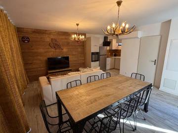 Chalet pour 7 personnes, avec terrasse et vue à Risoul