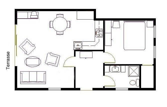 Ferienwohnung für 2 Personen, mit Garten und Terrasse in Böhl (St. Peter-Ording) - 2