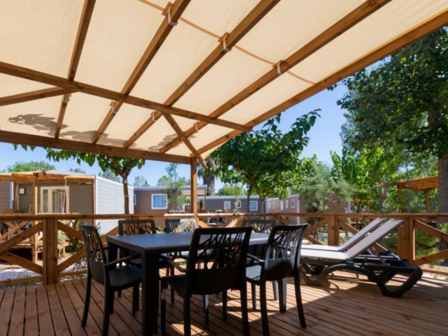 Camping Sunelia Les Sablons - Mobilhome 4 personnes - Mh Prestige 2 Ch 2 Sdb in Portiragnes Plage, Portiragnes
