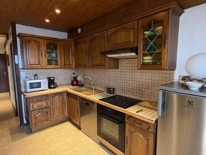 Entire apartment, Apartment with balcony, mountain view - 6 guests in Les Saisies, Albertville region