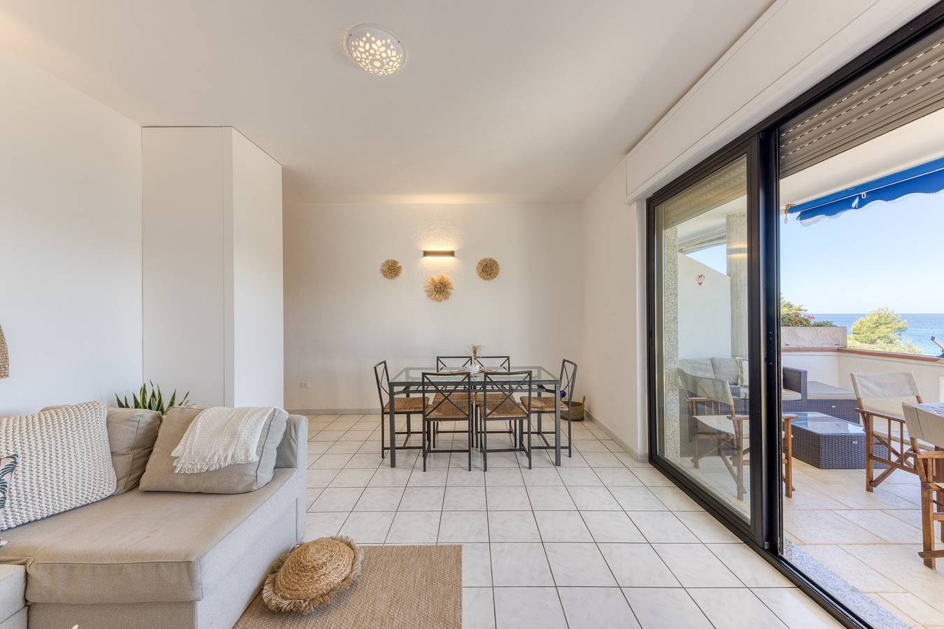 Appartamento intero, Appartamento 'Baia Dei Sogni - Petra' con vista mare, Wi-Fi e aria condizionata in Marina di San Gregorio, Patù