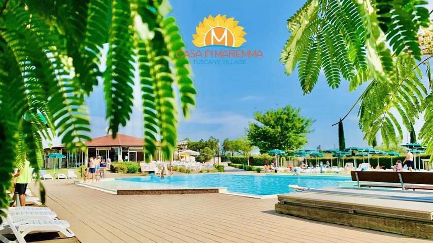 Casa vacanza per 5 persone, con Idromassaggio e Terrazza nonché Giardino e Piscina per bambini a Scarlino
