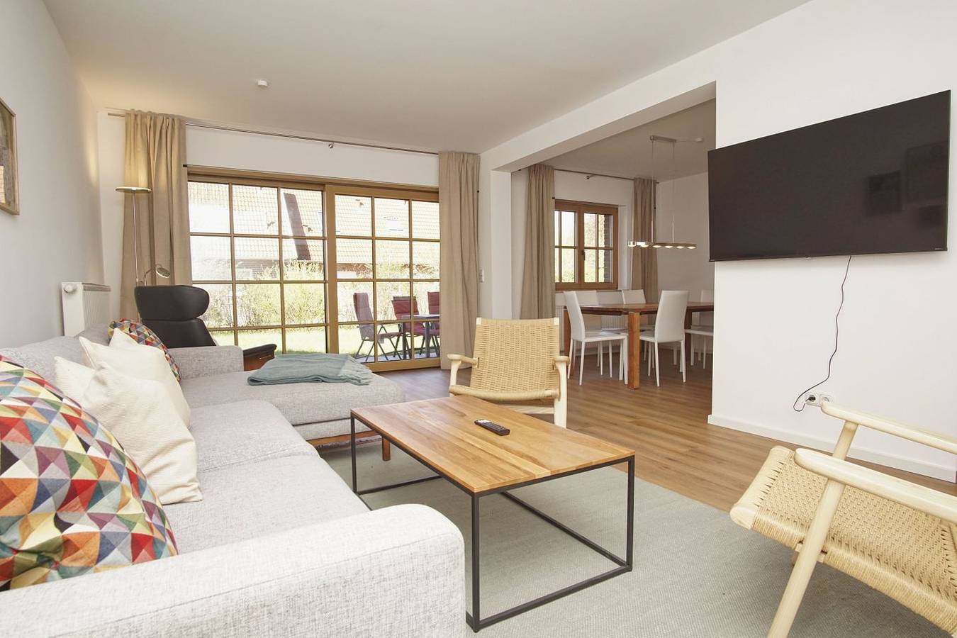 Modernes und komfortables Ferienhaus - Reethaus Wiek rechte Haushälfte in Wiek, Ruegen