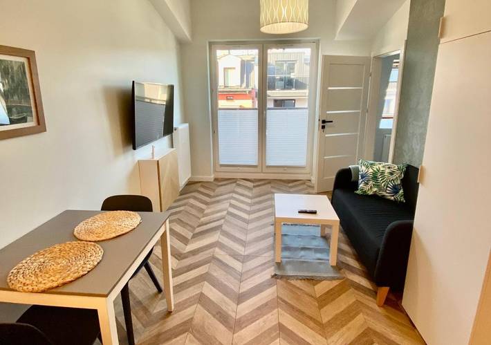 Apartament wakacyjny dla 2 osób, z balkon w Bydgoszcz