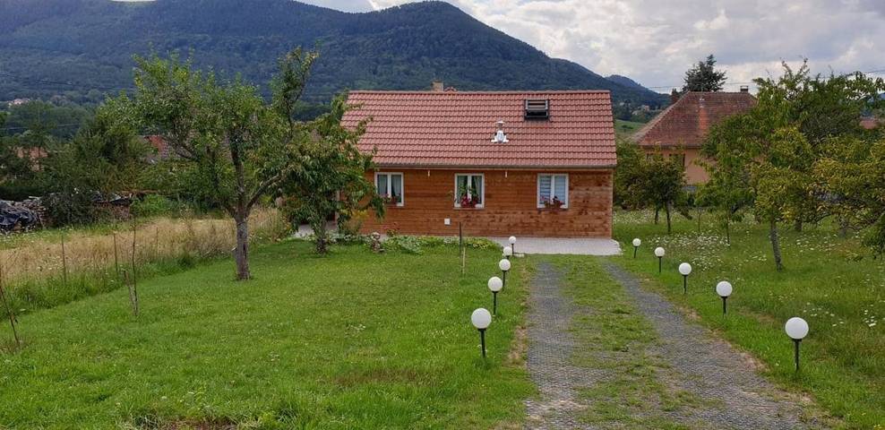 Chalet voor 4 personen, with sauna and terras as well as whirlpool in de Elzas