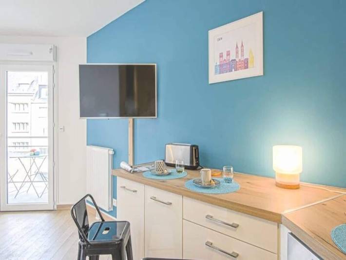 Gîte pour 2 personnes, avec balcon, adapté aux familles à Caen - 4