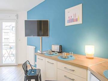 Appartement De Vacances pour 2 Personnes dans Caen, Région de Caen, Photo 3