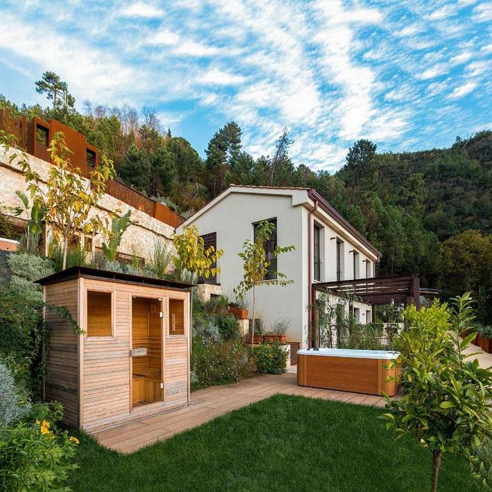 Bungalow für 2 Personen, mit Garten und Pool sowie Sauna und Ausblick, mit Haustier an der Versilia - 4