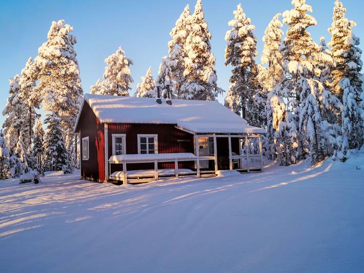Ferienhaus für 6 Personen, mit Terrasse und Sauna in Lappland (Schweden) - 4