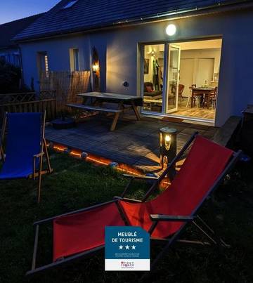 Gîte pour 5 personnes, avec jardin et vue à Achères-la-Forêt