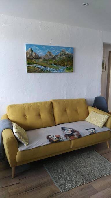 Gîte pour 7 personnes, avec vue et balcon à Égat - 3