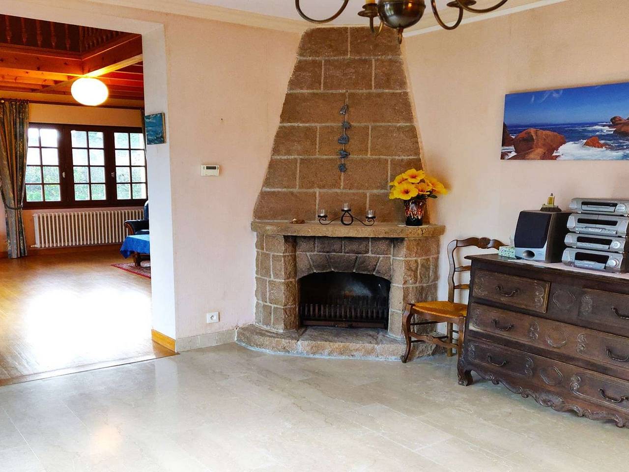 Rustikales Haus in Trégastel, strandnah, Haustiere erlaubt in Trégastel, Rosa Granitküste