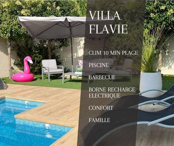 Villa pour 8 personnes, avec piscine et jardin, animaux acceptés à Lattes