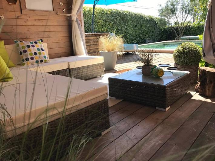 Maison d’hôte pour 2 personnes, avec piscine ainsi que jardin et vue à Le Luc - 4