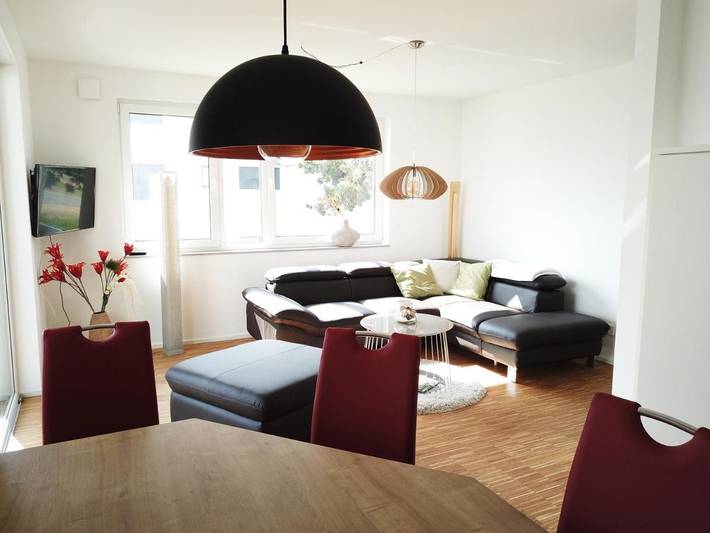 Ferienwohnung für 6 Personen, mit Seeblick und Ausblick sowie Balkon in Großräschen - 2