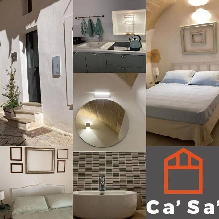 Casa vacanza per 4 persone, con panorama e balcone in Oria