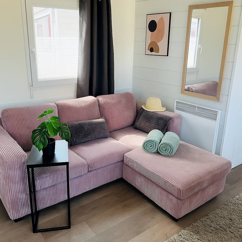 Nordsee Glamping Mobilheim/Chalet 2294 in Bredene, Costa de Bélgica