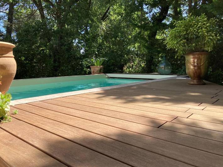 Location de vacances pour 8 personnes, avec jardin et piscine à Laudun-l'Ardoise - 3