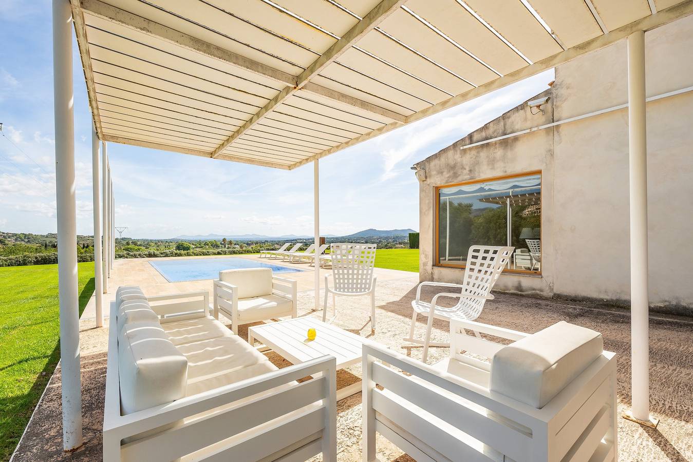 Landhaus 'Casa Con Piscina En Selva' mit Meerblick, Wlan und Klimaanlage in Selva, Mallorca Inselmitte