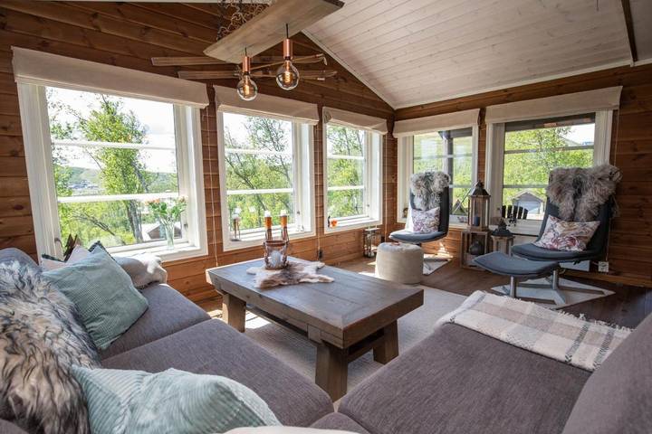 Location de vacances pour 12 personnes, avec vue et jardin à Geilo - 2