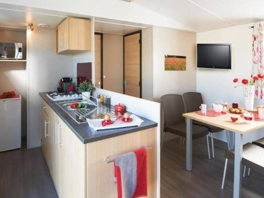 Camping Bel Air - Mobilheim 4 personen - Paradise klimatisiert Sonntag in Berrias-et-Casteljau, Cevennen