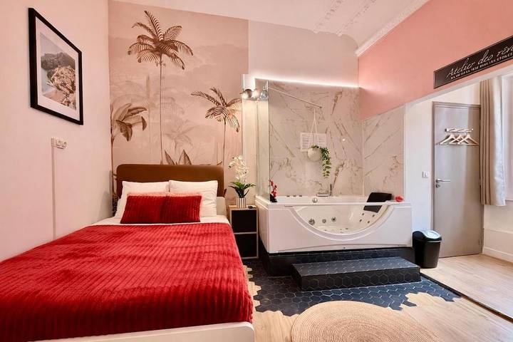 Gîte pour 2 personnes, avec jacuzzi dans Gare de Nice ville - 4