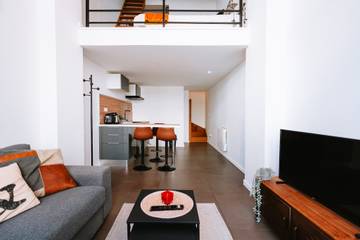 Gîte pour 3 personnes, avec terrasse dans Saint-Étienne