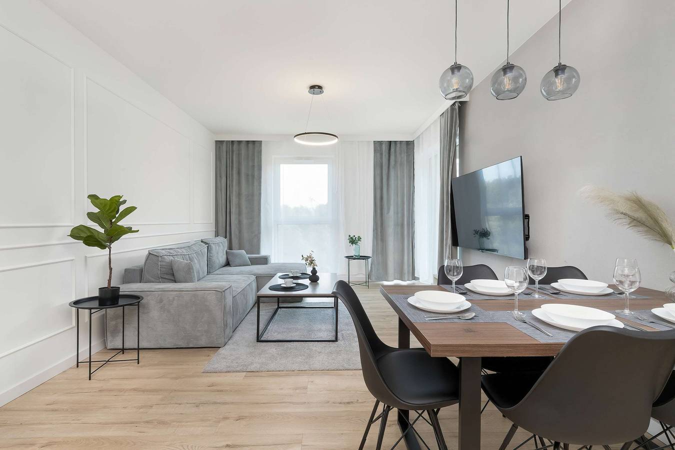 Ganze Wohnung, Ferienwohnung für 6 Personen mit Balkon/Terrasse in Danzig, Dreistadt