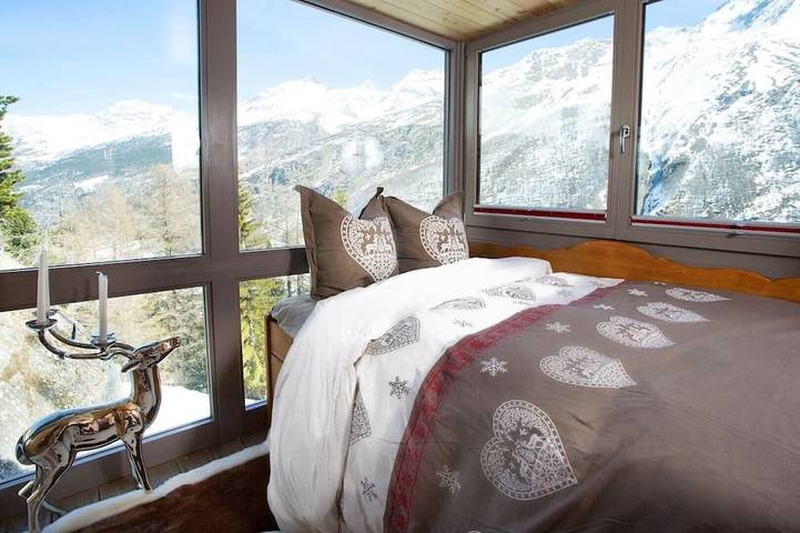 Luxury Chalet Spa & Glacier Views in Saas-Fee, Walliser Alpen
