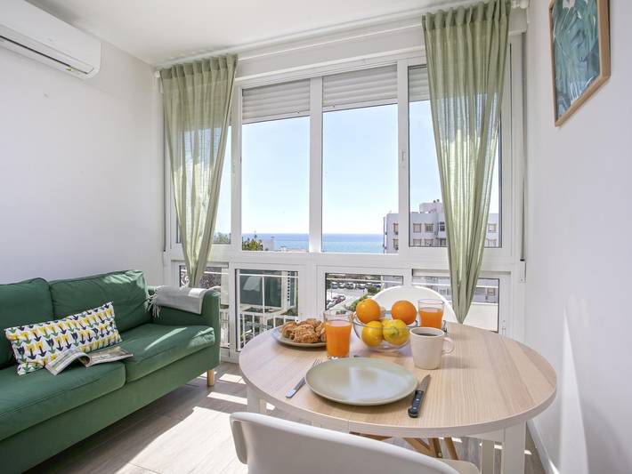 Loft voor 2 personen, met Uitzicht op zee in Benalmádena