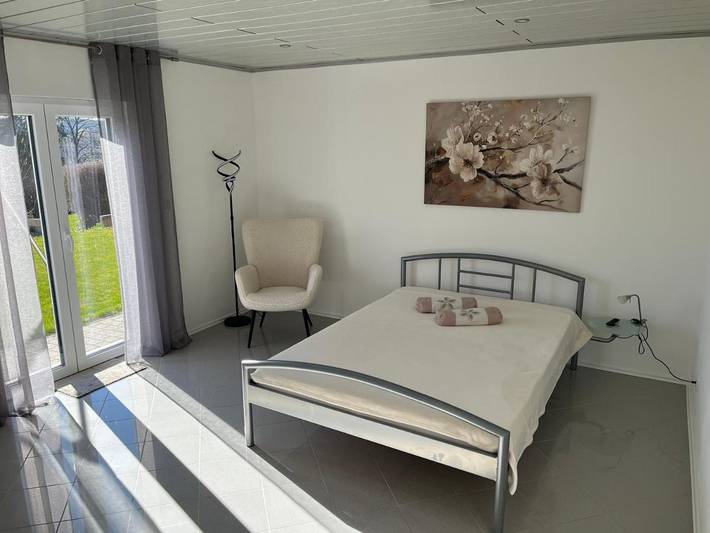 Gîte pour 2 personnes, avec terrasse et vue à Laubach (Hesse)