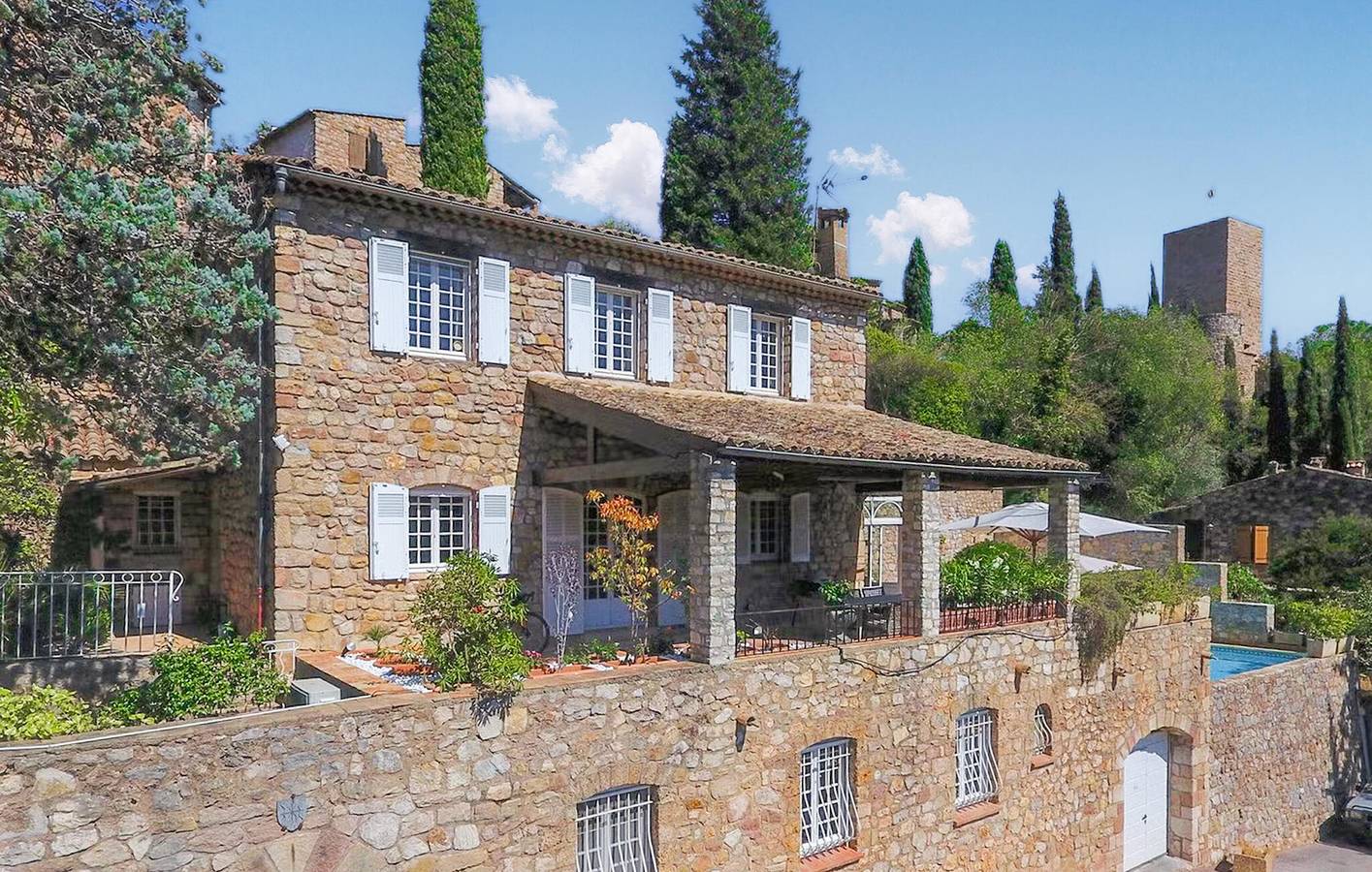 Ruhiger Rückzugsort am Fluss mit Pool, WLAN und Parkplatz – 200 m zum Fluss in Les Arcs (Var), Draguignan Region