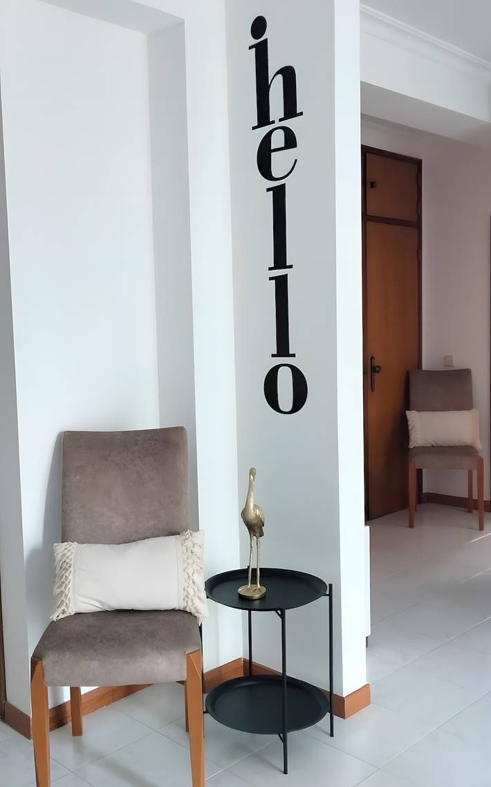 Apartamento entero, Apartamento 'Garça-Real 2' con terraza y self check-in en Caldas da Felgueira in Canas de Senhorim, Distrito de Viseu
