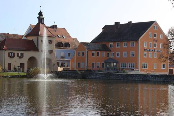 Hotel für 4 Personen, mit Terrasse und Garten sowie Ausblick in Rothsee