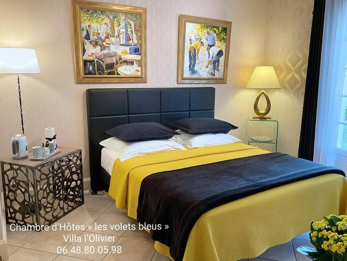 Chambre d’hôte pour 2 personnes, avec Terrasse ainsi que Jardin et Vue