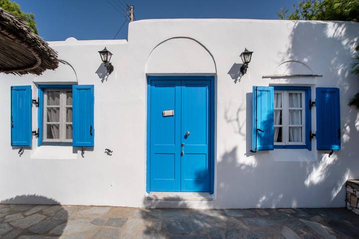 Location de vacances pour 5 personnes, avec jardin dans Naxos