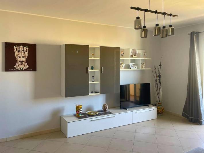 Gîte pour 7 personnes, avec balcon et vue à Spadafora