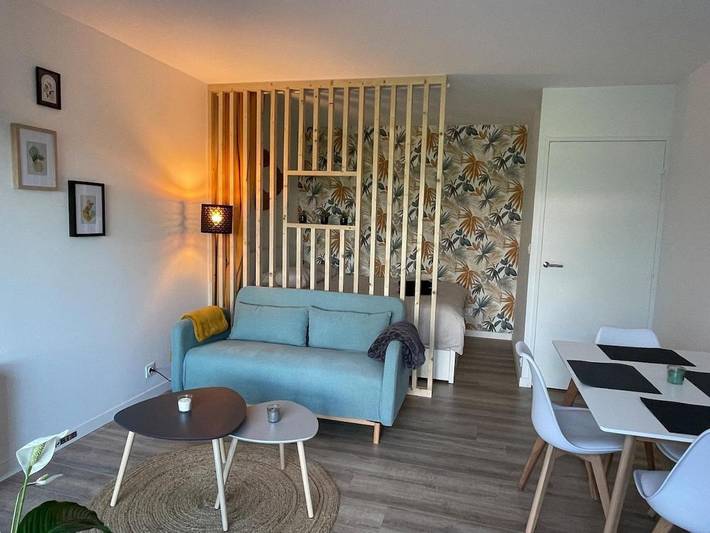 Appartement de vacances pour 4 personnes, avec vue et jardin