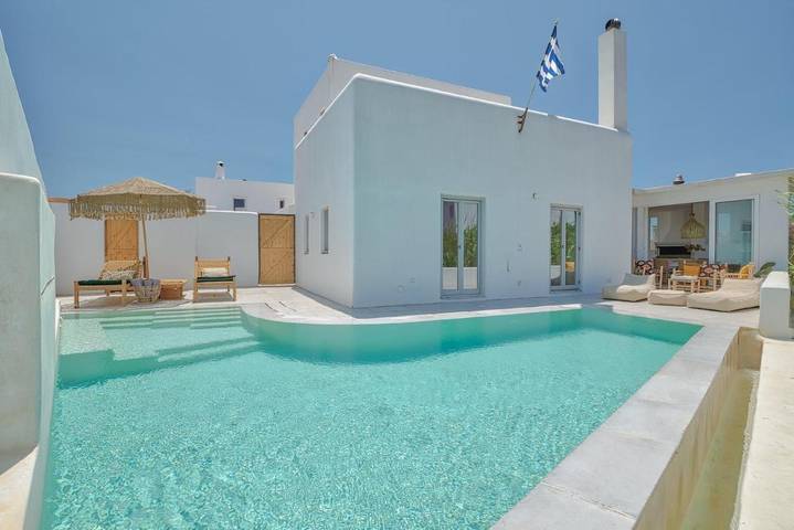 Villa pour 10 personnes, avec piscine ainsi que vue et jardin dans Antiparos - 3