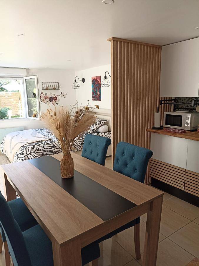 Appartement de vacances pour 4 personnes, avec jardin
