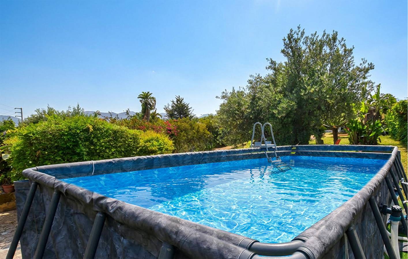 Spazioso appartamento con 2 camere da letto e piscina vicino alla spiaggia di El Pam Pam in Partinico, Provincia di Palermo