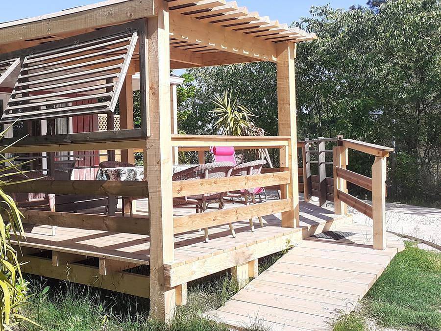 Camping Les Floralies - Mobilhome 4 personas - Rocher 4 personas - Disponible a partir de las 17h00 in Montauroux, Costa mediterránea (Francia)