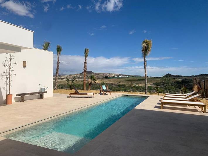Casa rural para 8 personas, con piscina y jardín además de terraza y vistas en Mojácar - 4