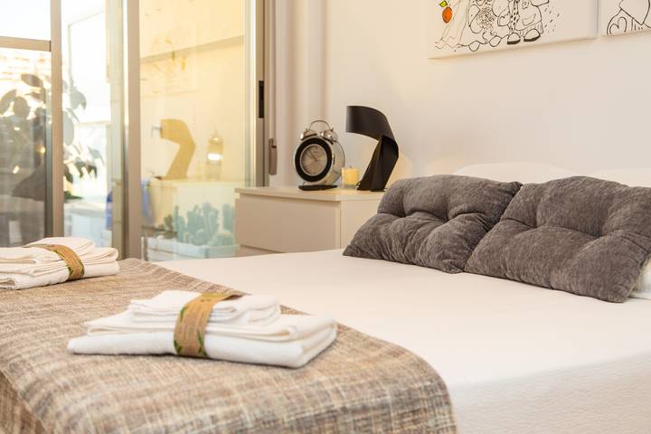 Gîte pour 6 personnes, avec piscine ainsi que terrasse et vue sur l’océan dans Faro De Cullera - 4