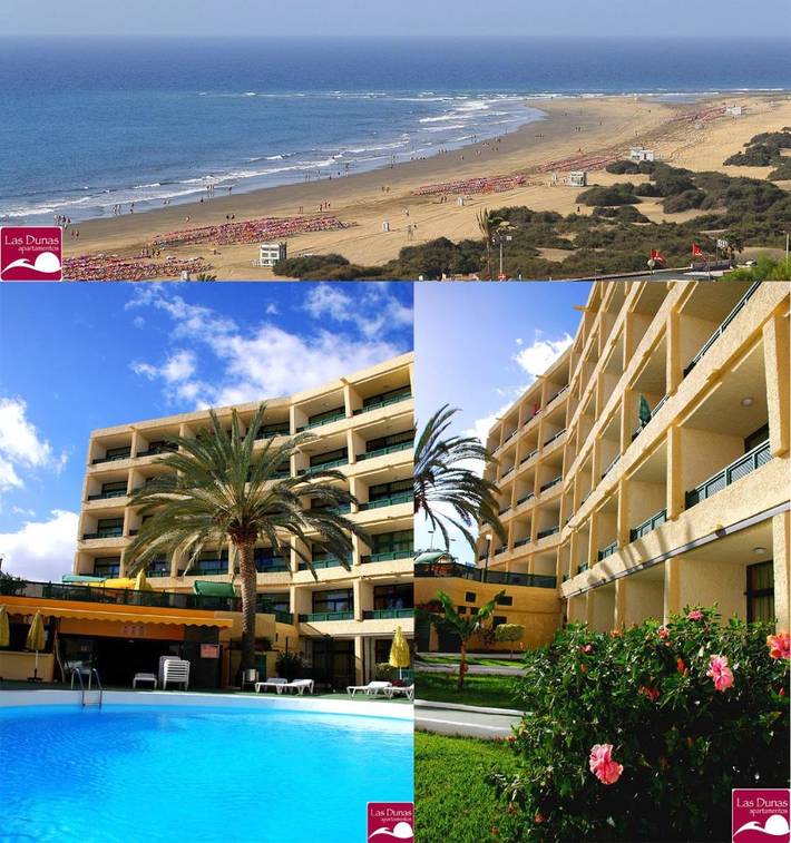 Gîte pour 2 personnes, avec bassin pour enfant et vue ainsi que jardin et piscine à Playa del Inglés - 3